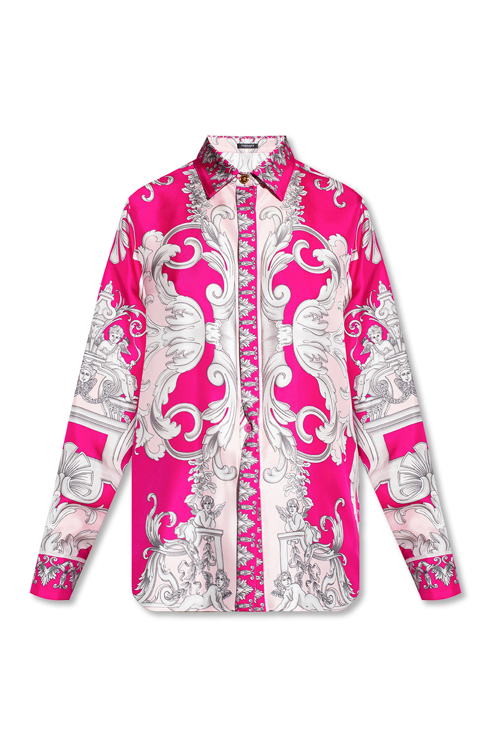 Pink versace clearance shirt